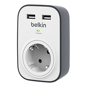 Belkin Surgecube BSV103vf Gniazdo Przeciwprzepięciowe