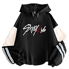 StrayKidz Kapuzenpullover Sport Pullover BangChan Lee Know Changbin Hyunjin Han Felix Seungmin I.N Fashion Hoodie Loose Lässiges Sweatshirt Tops