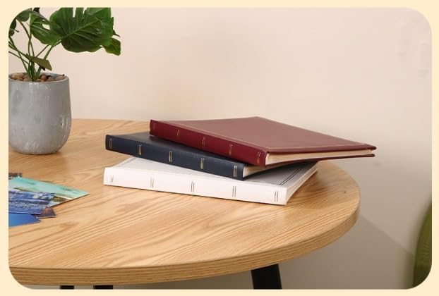 DIY Album PU Imitation Leather Memorial Self Adhesive Clip Paste Paper