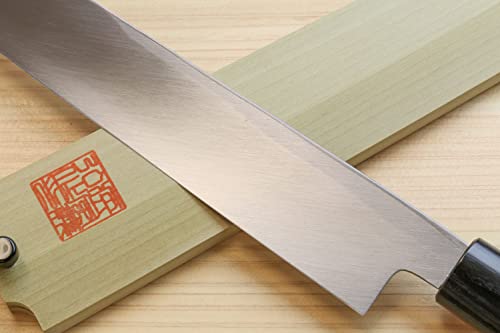 Yoshihiro Shiroko High Carbon Steel Kasumi Yanagi Rosewood Handle Sushi Sashimi Chef Knife (10.5'' (270Mm)) #TOP4