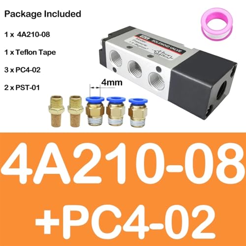 Vanne de commande d'air 4A210-08 pour optimiser l'automatisation de votre atelier