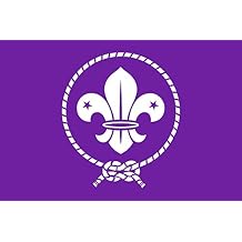 Large Flag World Organization of the Scout Movement | flag | 1.35m2 | 14.5sqft | 90x150cm | 3x5ft - long lasting outdoor flag
