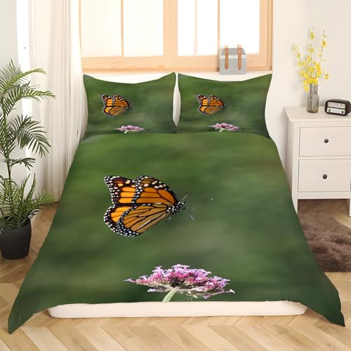 Housse couette 220x240 fleurs à fermeture éclair pour lit impeccable - 3