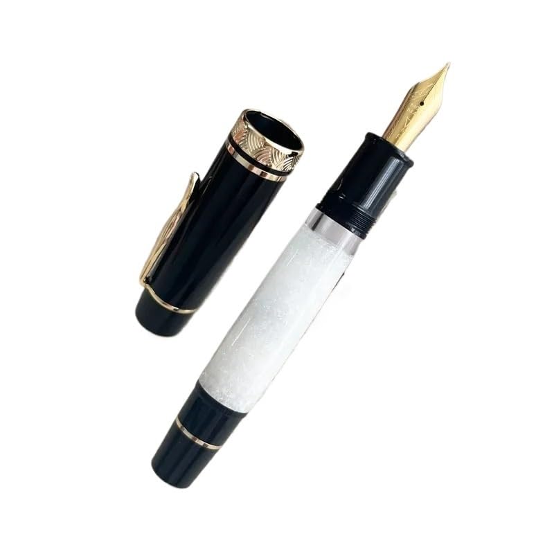 Stylo plume à piston en cuivre avec plume n°8 M pour calligraphie de luxe