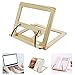 PERFETSELL Atril de Madera para Libros Soporte para Libros Atril Plegable Estudio Atril Libro Cocina Soporte Libros Madera Atril de Madera Sujetalibros Ajustable para Libros Folios Tablets 30,2x23 cm