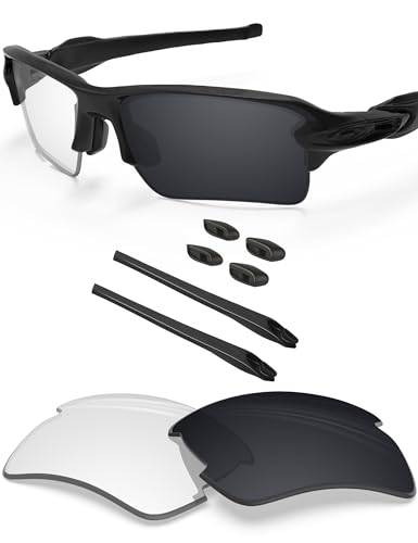 Image of BLAZERBUCK Anti Salt Replacement Lenses & Sock Kit for Oakley Flak 2.0 XL OO9188 Sunglasses