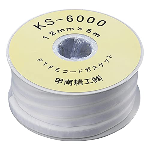 フロンケミカル フッ素樹脂コードシールガスケット9mm×5.0mm×8m /3-5935-03