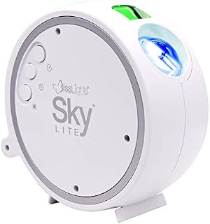 BlissLights Sky Lite - LED Star Projector, Galaxy Lighting, Nebula Lamp for Gaming Room, Home Theater, Bedroom Night Light, or Mood Ambiance (Green Stars)