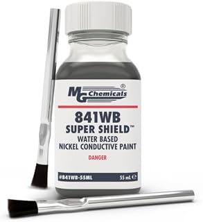 841WB-55ML, Chemicals EMF Shielding Paint, 1-part, water-based conductive pain, 55mL Bottle