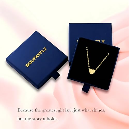 Boufayfly Heart Pendant Necklace for Women — view 6
