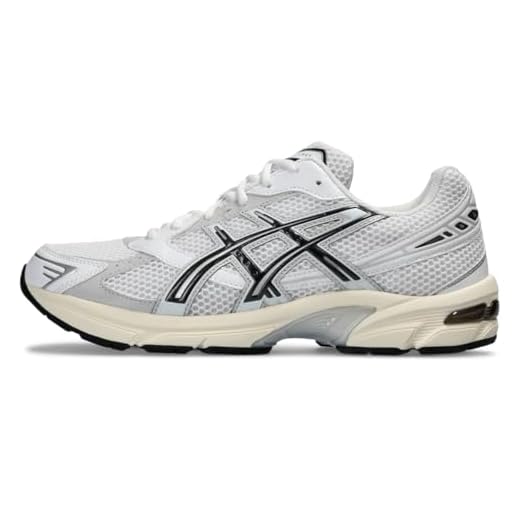 ASICS GEL-1130 Sneakers, White/Cloud Grey, 6.5 US Women/5 US Men