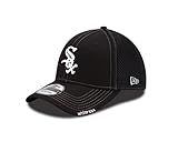 MLB Chicago White Sox Neo Fitted Baseball Cap, Black, Medium/Large