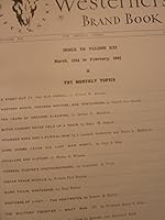 THE WESTERNERS BRAND BOOK, Volume XXI - Chicago Corral 1964-1965 B005D9CV0K Book Cover