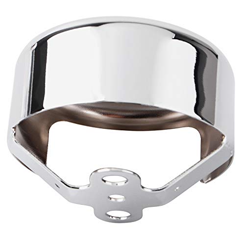 Ydlmt Chrome Round Horn Cover For Harley Touring Street Glide Sportster 1200 Softail Fatboy 1993-2018 #TOP4