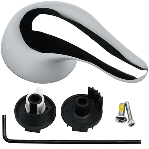 Replacement 100657 Lever Shower Handle Kit, Compatible with Moen PosiTemp Valve Systems,Fits Single Handle Tub and Shower Faucets, Chrome by Ahenbal - Used condition - US$16.38