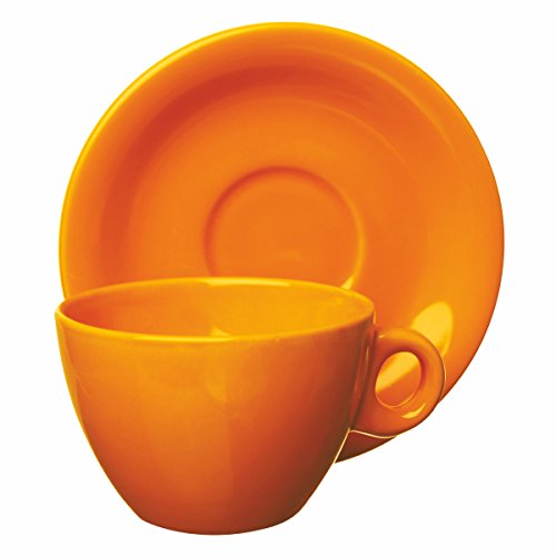 Excelsa Trendy Tazza The con Piattino, Ceramica