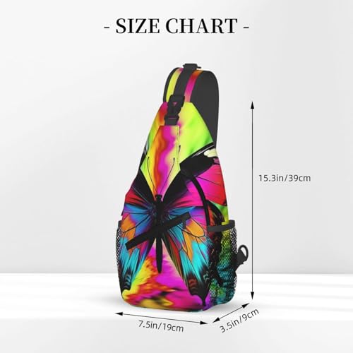 Bolso cruzado deportivo color negro para hombres y mujeres miniatura 3