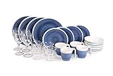 4 Essteller - 4 Kuchenteller - 4 Müsli bzw. Suppenschalen - 4 Tassen