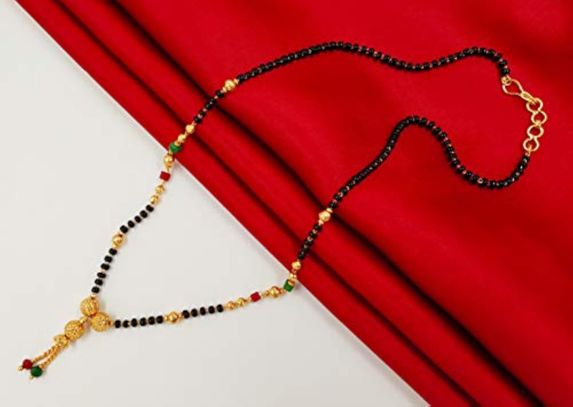 Gold Plated Short Mangalsutra Chain for Women