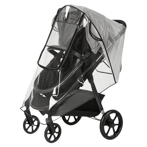 Protecciones contra agua y viento | Plastico Lluvia Silla Paseo Universal Burbuja Lluvia Protector Lluvia Carro Bebe Para Silla De Paseo De Bebé Carrito Cochecitos Con Ventana De Contacto, Transparente, Sin Sustancias Nocivas