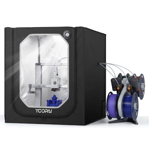 YOOPAI 3D Printer Enclosure for Bambu Lab A1 & A1 Combo, LED Light & Temperature Monitor, Dust and Noise Reduction Print