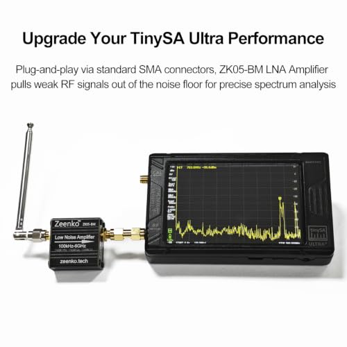 Image of AURSINC ZK05-BM Low Noise Amplifier 100kHz-6GHz, 24dB Gain LNA Preamplifier