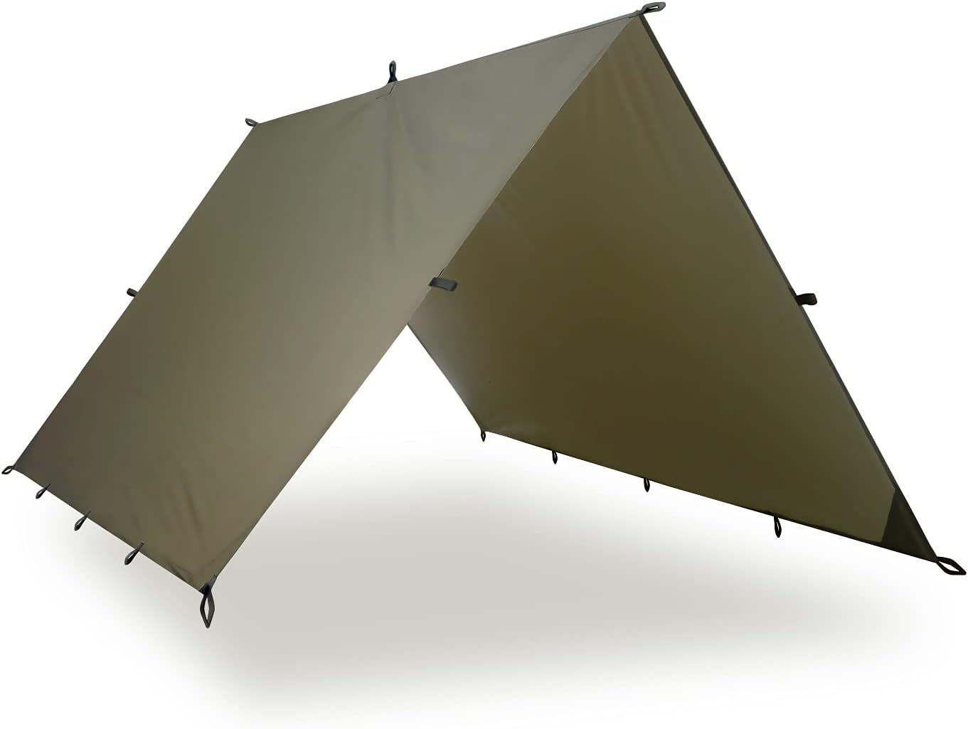 Aqua Quest Guide Tarp 100 Waterproof Ultralight Ripstop Silnylon Backpacking Rain Fly 10 X 