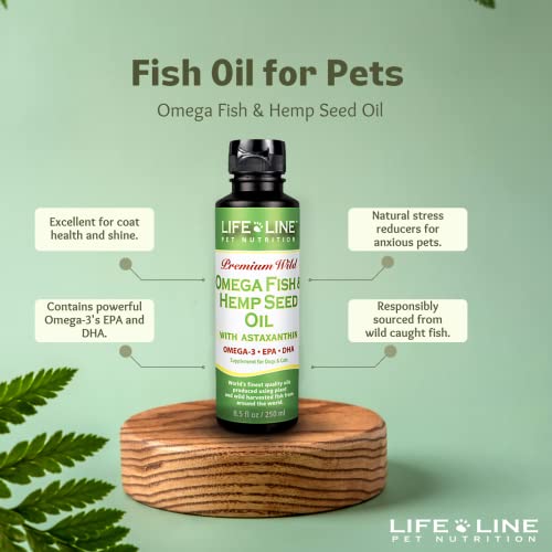 Omega Fish + Hemp Seed Oil 16.5 Oz #TOP3
