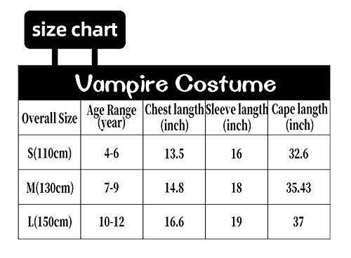 Funnlot Vampire Costume For Boys Boys Deluxe Vampire Toddler Kids Halloween Party Dress Up Role Play And Cosplay #TOP5