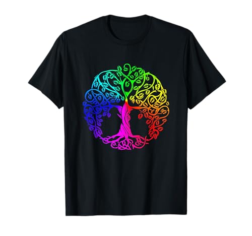 Chakra Tree Of Life Mandala Zen Yoga Om Symbol Buddhism T-Shirt