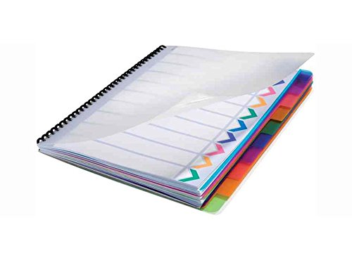 GBC 2101323E A4 zakładki do bindowania dziurkowanego, 5-krotne