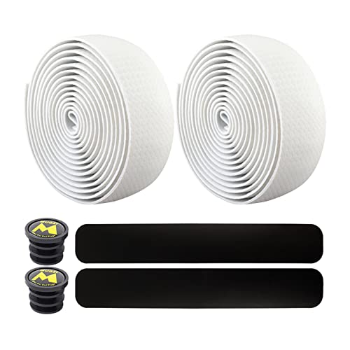 B Baosity Road Bike Handlebar Tapes Mountain Bicycle Bar Tape Breathable Shockproof Bicycle Handle Bar Wraps For Mountain Road Bikes, Sports Rackets, White #TOP4