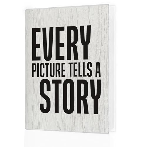 KJULYW Photo Albums 4x6, Every Picture Tells a Story Small