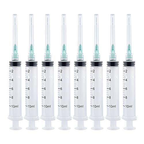SHAOTONG 10ml/cc Luer Lock with 21Ga Individually Wrapped (10ML/CC, 20)