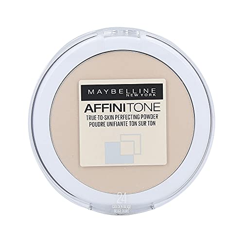 Maybelline New York Affinitone True-To-Skin Perfecting Powder (24 Golden Beige)