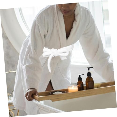 Flannel Nightgown Warm Soft Comfy Bathrobe Men Tie after Fleece Robe Absorbent Size Cuddle Fluffy Fuzzy4