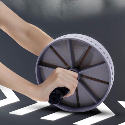 Rueda abdominal - Rodillo de ejercicio eficaz | Rodillo de ejercicio ergonómico cómodo con asas flexibles | Equipo de ejercicio en casa para el ejercicio de la rueda, gimnasio - imagen 2