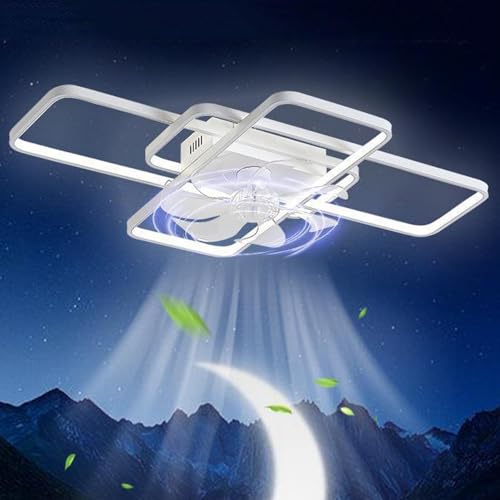 Plafonnier LED moderne dimmable 80W blanc anti-fatigue visuelle - 4