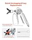 VEVOR Airless Farbspritzpistole, 3600 PSI Hochdruck Airless Farbspritzpistole mit 5 Düsen, 211, 315, 417, 517, 623, Airless Farbspritzpistolen Set mit Filtern & Reinigungsnadel & Bürste