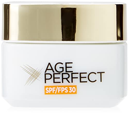 L'Oréal Paris - Age Perfect Crema SPF 30, Antiflacidez y Antimanchas, Pieles Maduras, 50 ml
