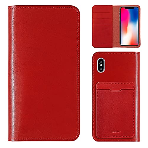 COVERARY �݊��i/���� iPhone 17e �P�[�X �蒠�^ 1���� ���b�h �{�v �S�@��Ή� �Ȗ؃��U�[ �J�[�h���[ �|�P�b�g 100062164