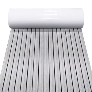 EVA Foam Boat Flooring with 3M Adhesive Backing Boat Decking Foam Self-Adhesive Sea Deck Boat Flooring 94.5″x47.2″/35.4″,47.2″x16.1″ EVA Foam Decking Sheet for Jon Boats Swim Platform RV Floor