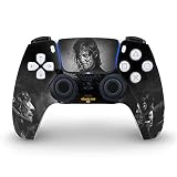 Head Case Designs Oficjalnie Licencjonowany AMC The Walking Dead Daryl podwojna ekspozycja Grafika Daryl Dixon Naklejka Winylu Skory Naklejka Pokrywa Kompatybilny z PS5 Disc Console & DualSense
