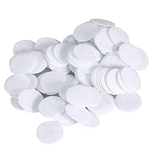 WYANG Filtros de microdermabrasiones, 500 Piezas Reemplazo de Esponja de algodón Filtro Almohadillas de filtrado…