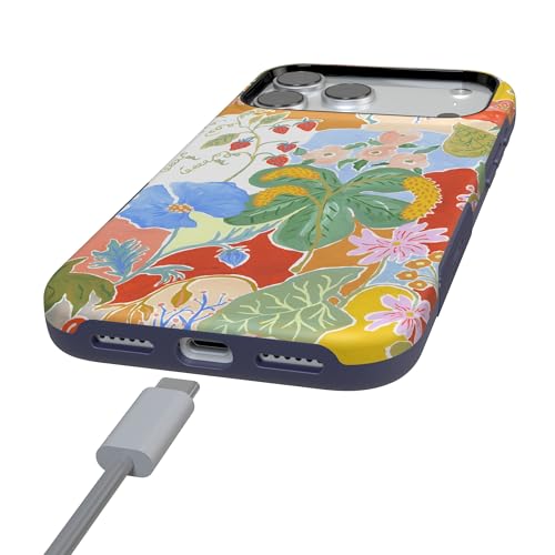 Casely iPhone 17 Pro Case | Botanical Blooms | Floral Patchwork | Bold Protective Design | Compatible with MagSafe by Casely - Used condition - Image 5