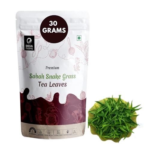 Dega Farms Premium Sabah Snake Grass Tea Leaves, 30 Grams