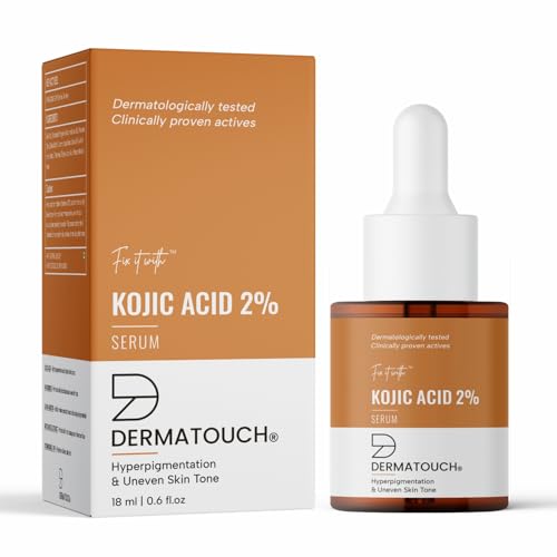 Image of DERMATOUCH Kojic Acid Serum 2%| Best For Hyperpigmentation & Uneven Skin Tone | For Both Men & Women