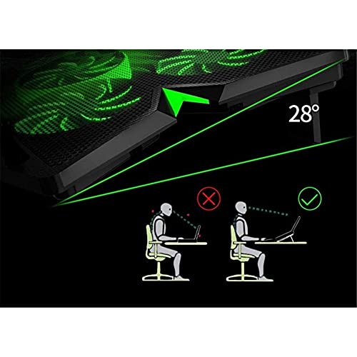 Base enfriadora para laptop 15.6-17 pulgadas con 4 ventiladores miniatura 2