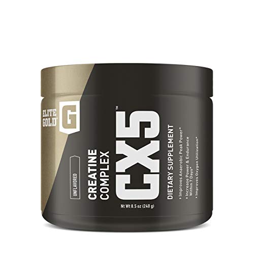 Complete Nutrition Elite Gold CX5 Creatine Complex Dietary Supplement, Unflavored, Endurance Support, Muscle Recovery, 8.5 Ounce
