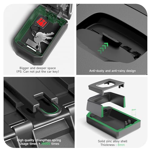 Opel Suporte de parede SAFEKey Lock Box para chaves Combinação de 4 dígitos com código redefinível p